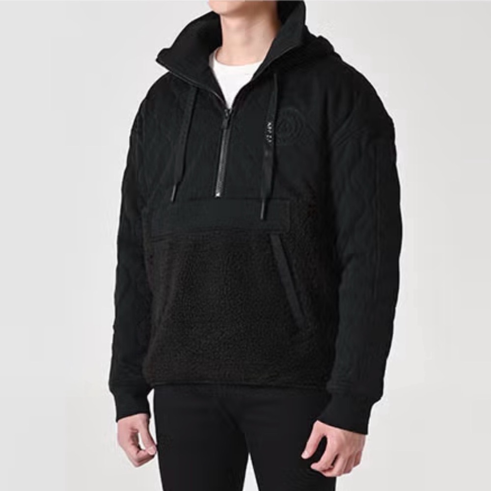 MOOSE KNUCKLES
Newkirk French Terry Sherpa Jacket In Black